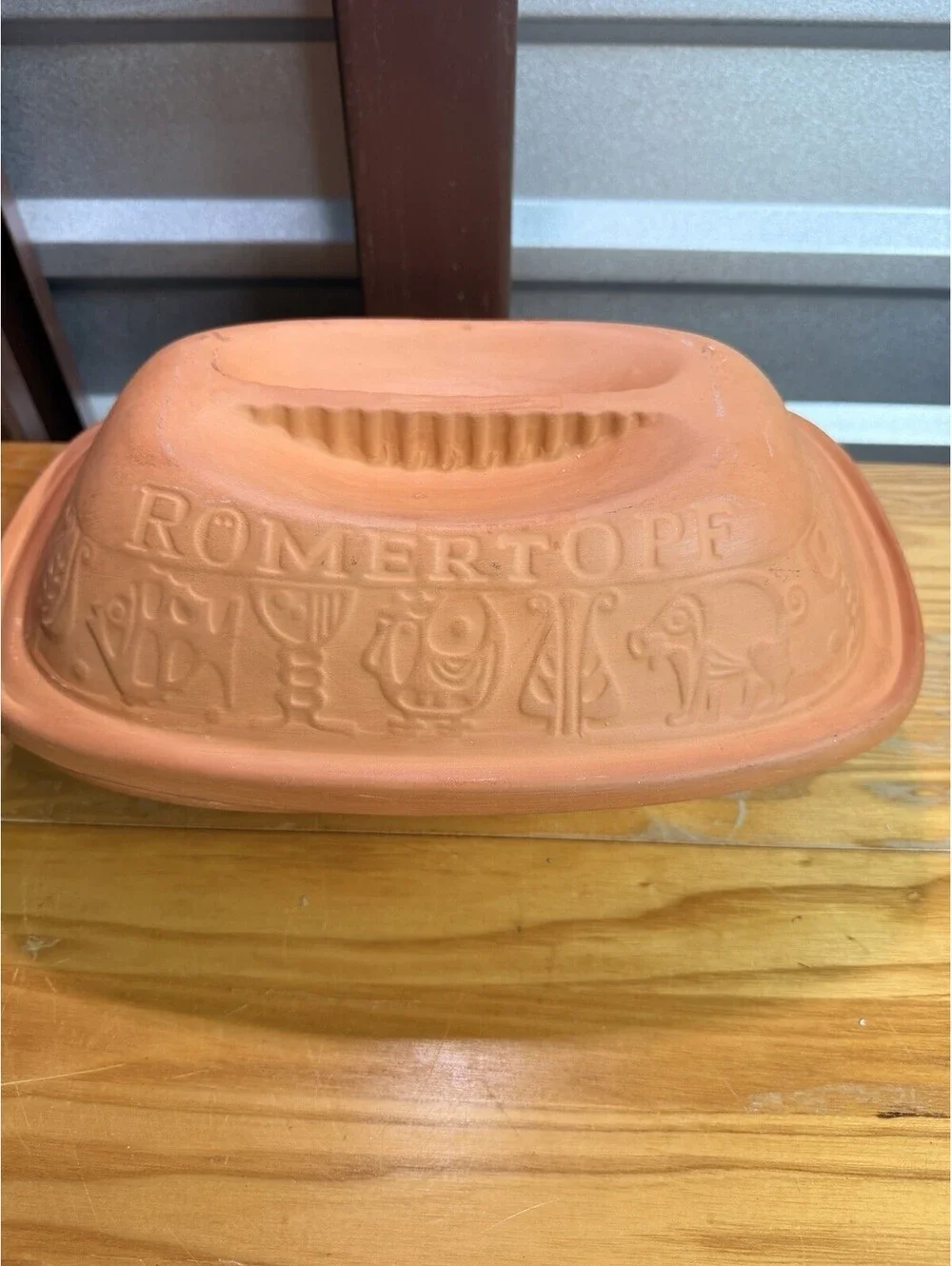 Vintage Romertopf #111 Bay-West Germany Terra Cotta Clay Baker Roaster